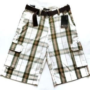 Street Rules Shorts w/Belt NWT
